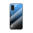 Glass Case Samsung Galaxy A41 Μαύρο / Μπλε