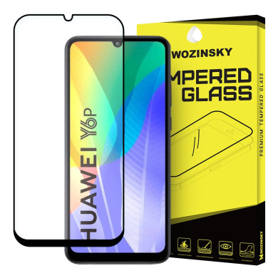 Full Glue 9H Tempered Glass Case Friendly Huawei Y6p / Honor 9A Μαύρο