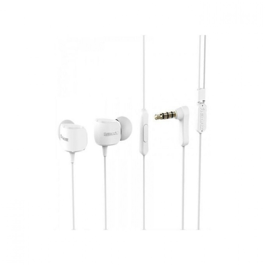 Ακουστικά REMAX earphones Jack 3,5mm RM-502 Λευκό