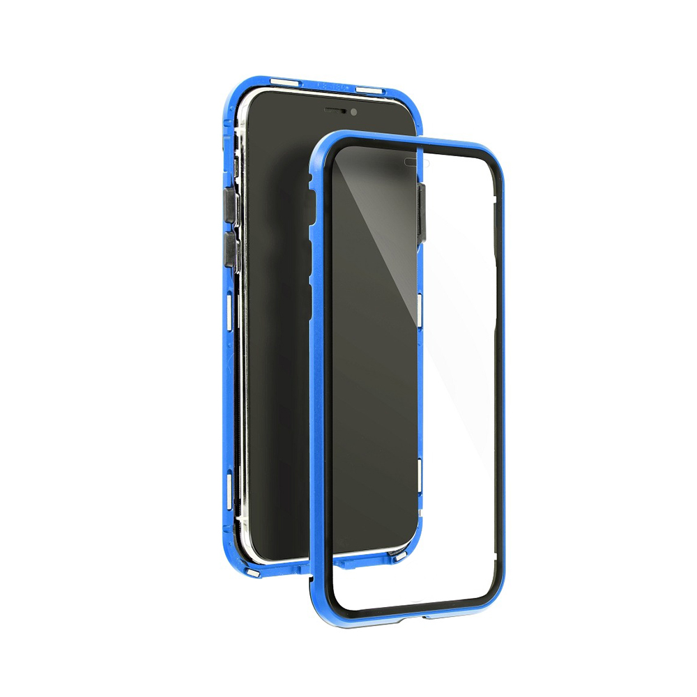 Μαγνητική Θήκη 360° front back Apple iPhone 12 / iPhone 12 Pro Μπλε