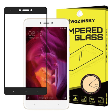 Full Glue 9H Tempered Glass Case Friendly Xiaomi Redmi Note 4 (MediaTek) Μαύρο