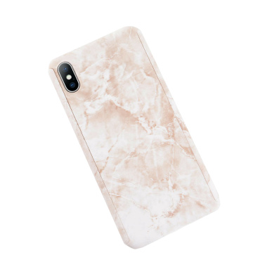 360 Full Cover Marble + Tempered Glass Apple iPhone XR Λευκό
