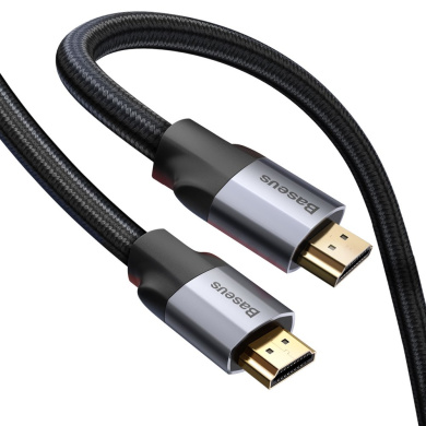 Baseus HDMI 2.0 Braided Cable HDMI male - HDMI male 2m Γκρι