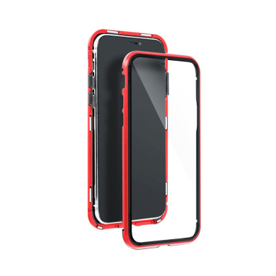 Μαγνητική Θήκη 360° front back Apple iPhone 12 Pro Max Κόκκινο