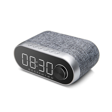 REMAX Portable Bluetooth Speaker Clock with alarm Ασημί