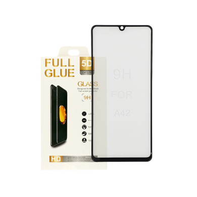 5D Full Glue 9H Glass Samsung H/Q Galaxy A42 5G Μαύρο