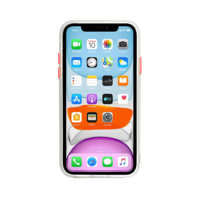 Θήκη Color Button Bumper Apple iPhone 12 mini Διάφανο