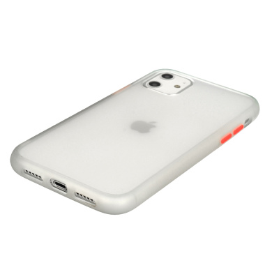 Θήκη Color Button Bumper Apple iPhone 12 mini Διάφανο