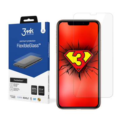 3MK Flexible Tempered Glass 7H Apple iPhone X / iPhone XS