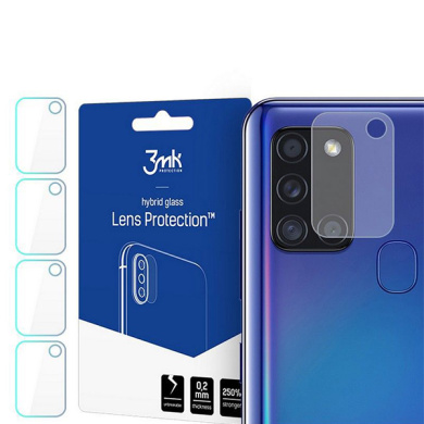3MK FG Camera Lens Flexible Glass Film Prοtector 7H Samsung (4τμ) Galaxy A21s