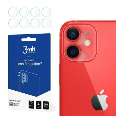 3MK FG Camera Lens Flexible Glass Film Prοtector 7H Apple (4τμ) iPhone 12 mini