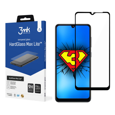 3MK HardGlass Max Lite Full Screen Samsung Galaxy A32 5G Μαύρο