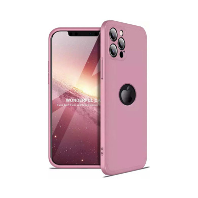 GKK 360 Full Body Protection Apple iPhone 12 Pro Ροζ Χρυσό