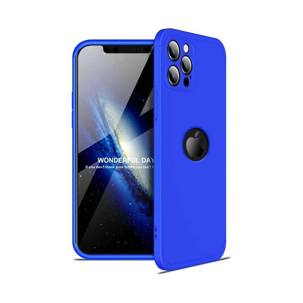 GKK Electroplate Glass Case Apple iPhone 12 Pro Cube Μαύρο