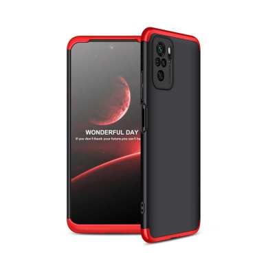 GKK 360 Full Body Protection Xiaomi Redmi Note 10 / Redmi Note 10s / Poco M5s Μαύρο/Κόκκινο