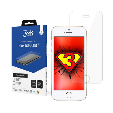 3MK Flexible Tempered Glass 7H Apple iPhone 5/ 5s/SE/ C