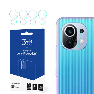 3MK FG Camera Lens Flexible Glass Film Prοtector 7H Xiaomi (4τμ) Mi 11