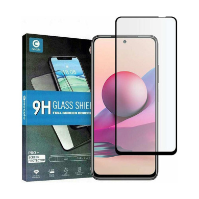 Full Glue 9H Tempered Glass Mocolo TG+ Xiaomi Redmi Note 10 / Redmi Note 10s / Poco M5s Μαύρο