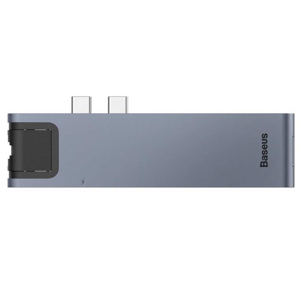 Baseus Square round 4 in 1 USB HUB Adapter (1xUSB3.0 & 3xUSB2.0) 1m Black Μαύρο