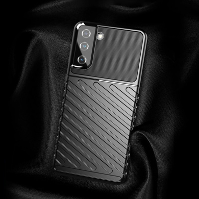 Θήκη Κινητού Thunder Case Flexible Tough Rugged Samsung Galaxy S21 Plus Μαύρο