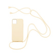 Θήκη Σιλικόνης με Κορδόνι CarryHang Sonique Apple iPhone 11 Κίτρινο