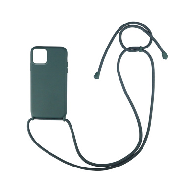 Θήκη Σιλικόνης με Κορδόνι CarryHang Sonique Apple iPhone 11 Pro Max Πράσινο Σκούρο
