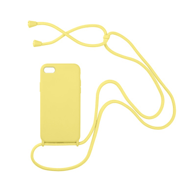 Θήκη Σιλικόνης με Κορδόνι CarryHang Sonique Apple iPhone 7 / iPhone 8 / iPhone SE 2020 / iPhone SE 2022 Κίτρινο