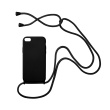 Θήκη Σιλικόνης με Κορδόνι CarryHang Sonique Apple iPhone 7 / iPhone 8 / iPhone SE 2020 / iPhone SE 2022 Μπλε Σκούρο