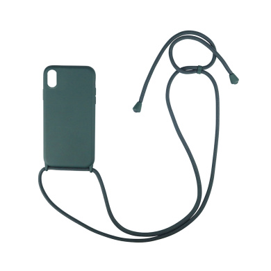 Θήκη Σιλικόνης με Κορδόνι CarryHang Sonique Apple iPhone XR Πράσινο Σκούρο