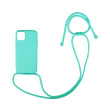 Θήκη Σιλικόνης με Κορδόνι CarryHang Sonique Apple iPhone 12 Pro Max Μπλε Σκούρο