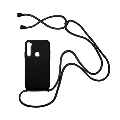 Θήκη Σιλικόνης με Κορδόνι CarryHang Sonique Xiaomi Redmi Note 8T Μαύρο