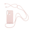 Θήκη Σιλικόνης με Κορδόνι CarryHang Sonique Xiaomi Redmi Note 8T Ροζ