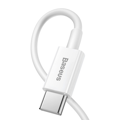 Καλώδιο Baseus USB Typ C - Lightning 20W Fast Charge 0.25 μέτρα Λευκό