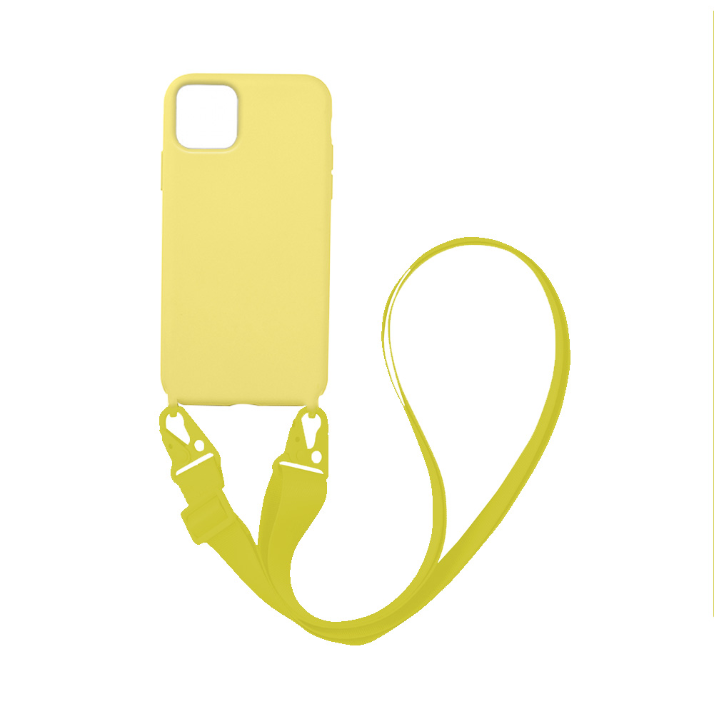 Θήκη Σιλικόνης με Κορδόνι CarryHang Sonique Apple iPhone 11 Πράσινο Ανοιχτό