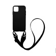 Θήκη Σιλικόνης με Strap CarryHang Sonique Apple iPhone 11 Μπλε Σκούρο