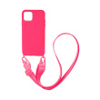 Θήκη Σιλικόνης με Strap CarryHang Sonique Apple iPhone 11 Λιλά