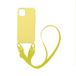 Θήκη Σιλικόνης με Strap CarryHang Sonique Apple iPhone 12 / iPhone 12 Pro Πράσινο Σκούρο