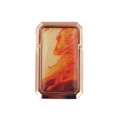 Αυτοκόλλητο Δαχτυλίδι Marble Πορτοκαλί