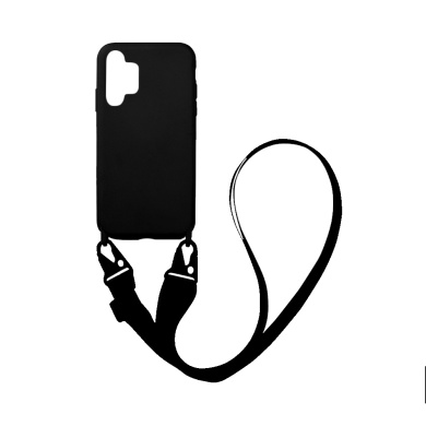 Θήκη Σιλικόνης με Strap CarryHang Sonique Samsung Galaxy A32 5G Μαύρο