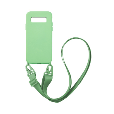 Θήκη Σιλικόνης με Strap CarryHang Sonique Samsung Galaxy S10 Πράσινο Ανοιχτό