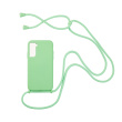 Θήκη Σιλικόνης με Κορδόνι CarryHang Sonique Samsung Galaxy S21 Plus Πράσινο Σκούρο