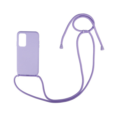 Θήκη Σιλικόνης με Κορδόνι CarryHang Sonique Xiaomi Redmi Note 10 Pro Λιλά
