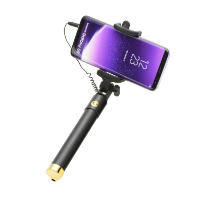 Selfie Stick Combo monopad με καλώδιο 3,5mm Χρυσό