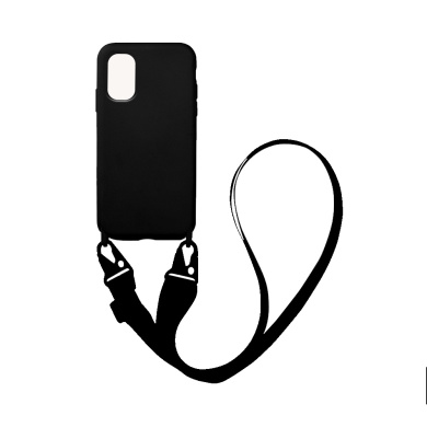 Θήκη Σιλικόνης με Strap CarryHang Sonique Xiaomi Redmi Note 10 5G / Poco M3 Pro 5G Μαύρο