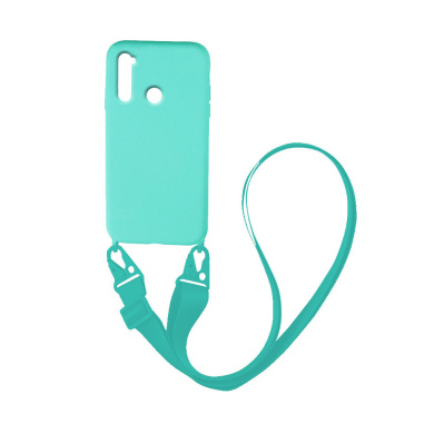 Θήκη Σιλικόνης με Strap CarryHang Sonique Xiaomi Redmi Note 8T Γαλάζιο
