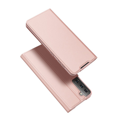 DUX DUCIS Skin Pro Book Samsung Galaxy S21 Ultra Ροζ Χρυσό