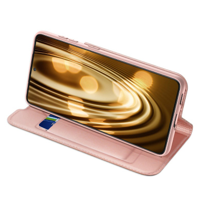 DUX DUCIS Skin Pro Book Samsung Galaxy S21 Ultra Ροζ Χρυσό