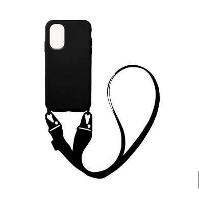 Θήκη Σιλικόνης με Strap CarryHang Sonique Xiaomi Poco F3/Mi 11i Μαύρο