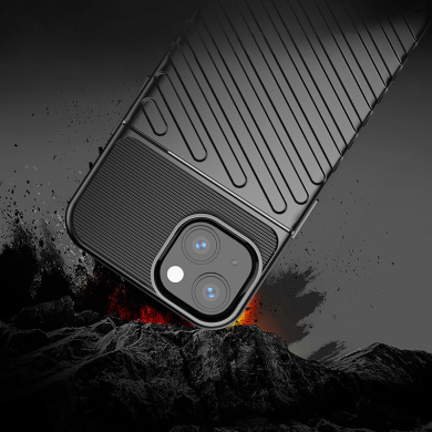 Θήκη Κινητού Thunder Case Flexible Tough Rugged Apple iPhone 13 Mini Μαύρο