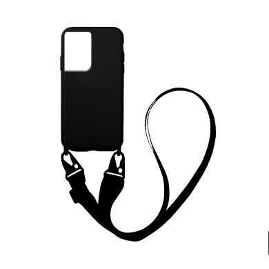 Θήκη Σιλικόνης με Strap CarryHang Sonique Samsung Galaxy S21 Ultra Μαύρο